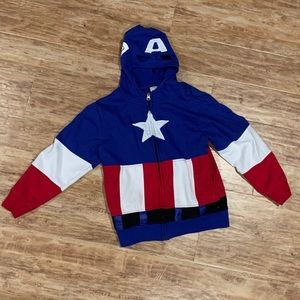 Marvel Captain America boy’s hooded sweatshirt